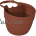 Emsco Group 2465-1 Bloomers Post Planter, for 4x4 Posts, Brown   555990016